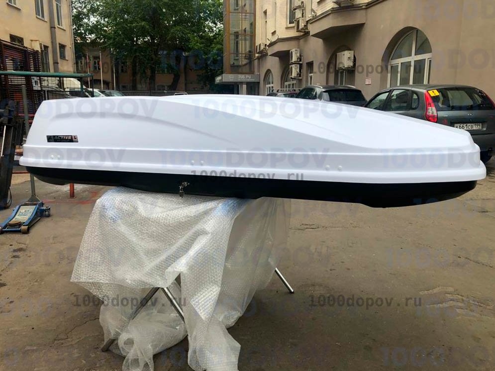 Автобокс ПТ Групп ACTIVE L (650 л.) двусторонний белый — рисунок 7