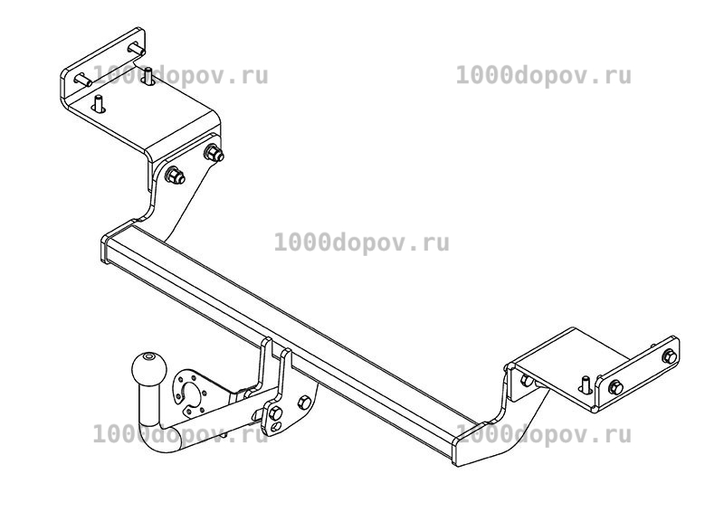 Фаркоп Avtos KI 27 KIA Ceed hb 2012-2018 — рисунок 11