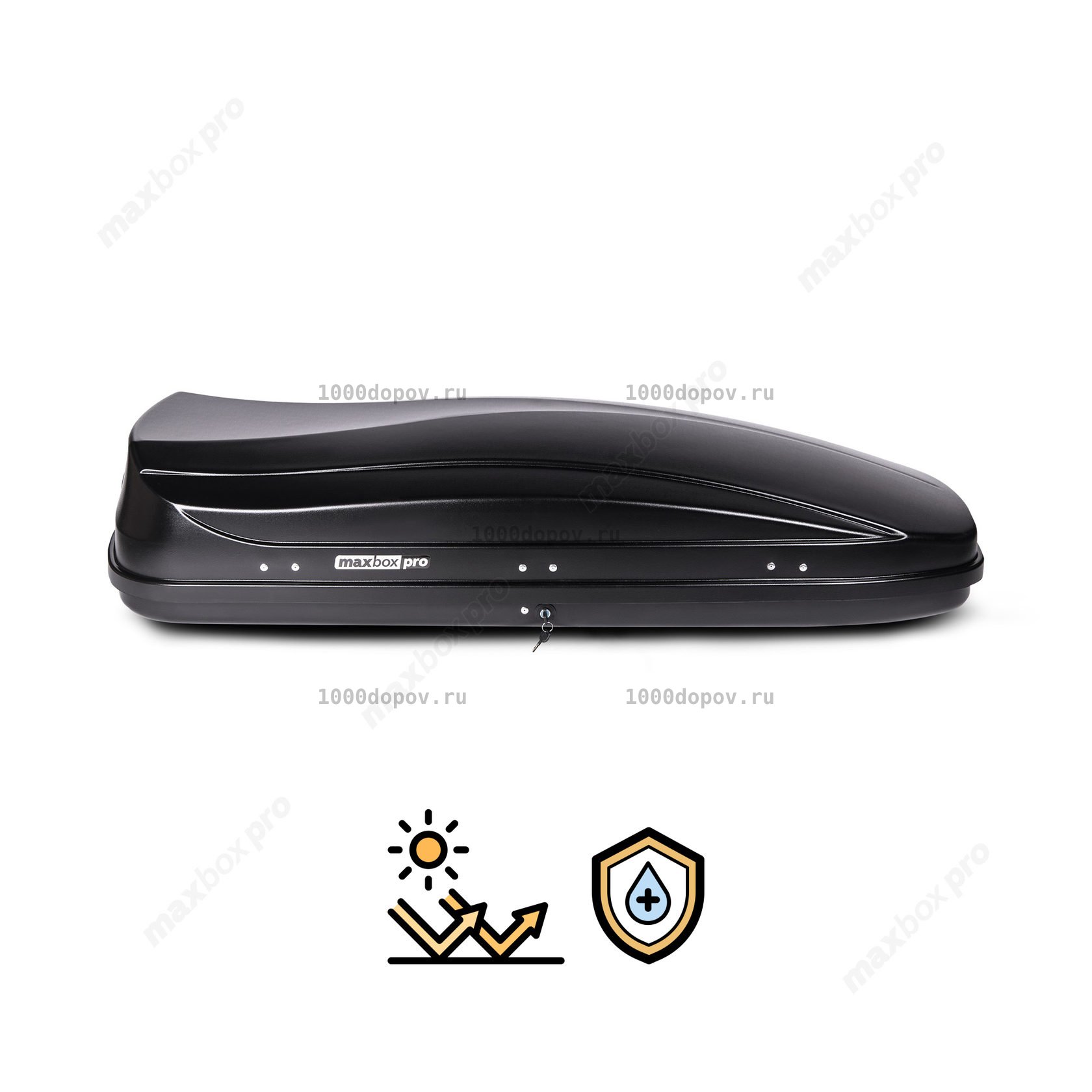 Автобокс MaxBox PRO 520 (большой) черный — рисунок 3