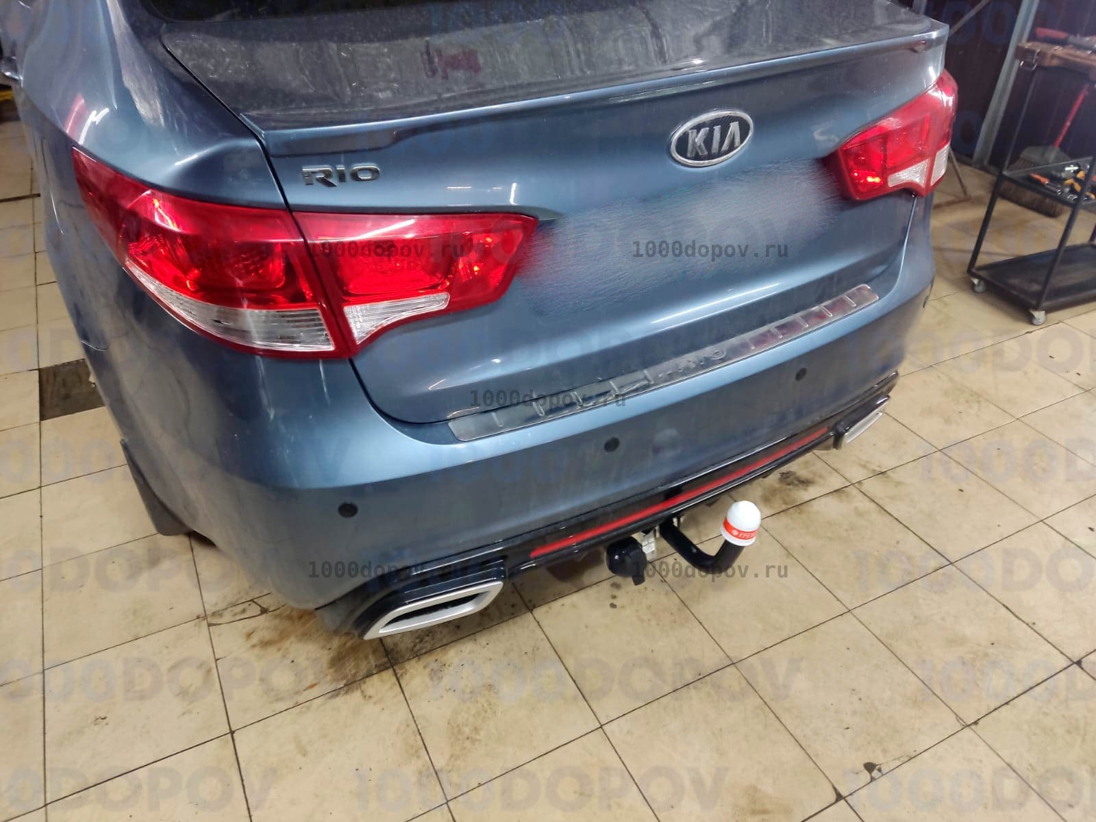Фаркоп Трейлер 7243 Kia Rio 3 седан, hb 2011-2017 — рисунок 7