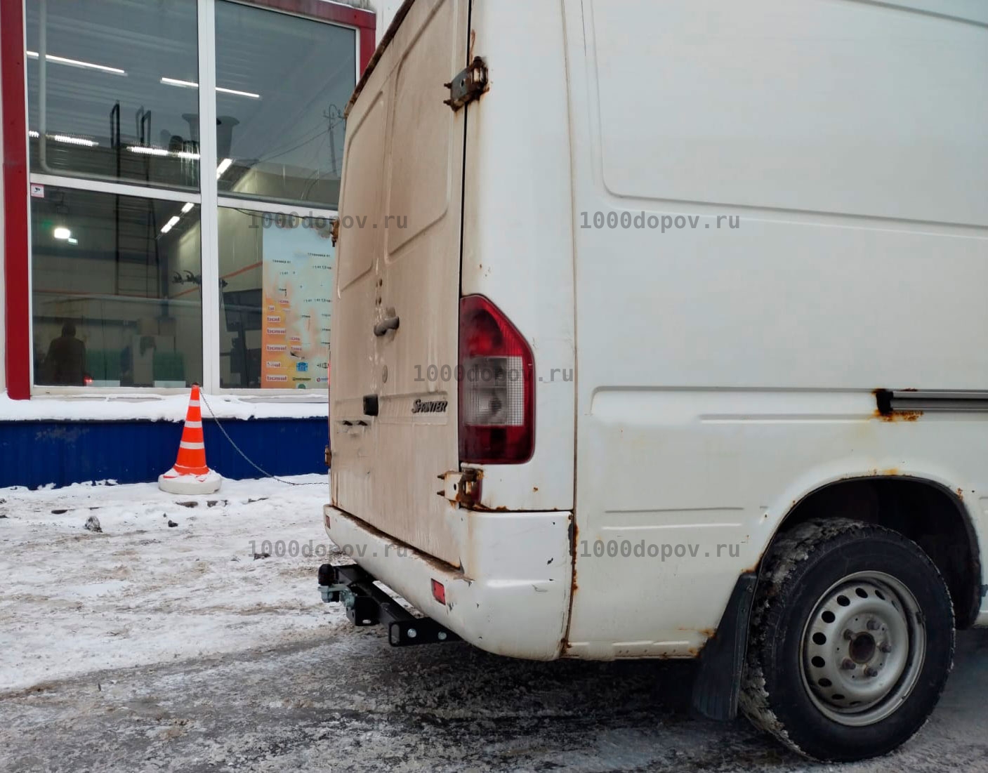 Фаркоп Motodor 91202-FE Mercedes Sprinter 1995-2006 кроме L1 (с оцинк. шаром) — рисунок 6