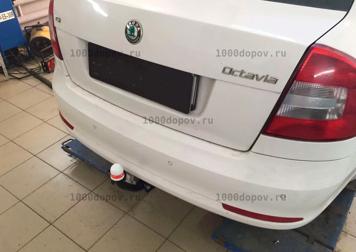 Фаркоп Трейлер 9710 Skoda Octavia 2 A5 2009-2012 (кроме Octavia Tour) — рисунок 10