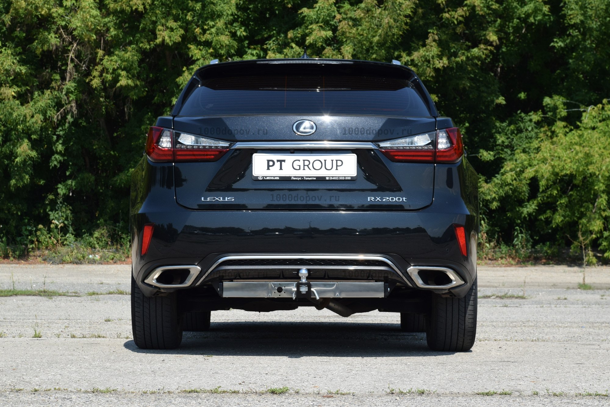 Фаркоп PT GROUP LRX991102 Lexus RX, в т.ч. F-Sport 2015-2019 (кроме Long) (нерж. накладка) — рисунок 1