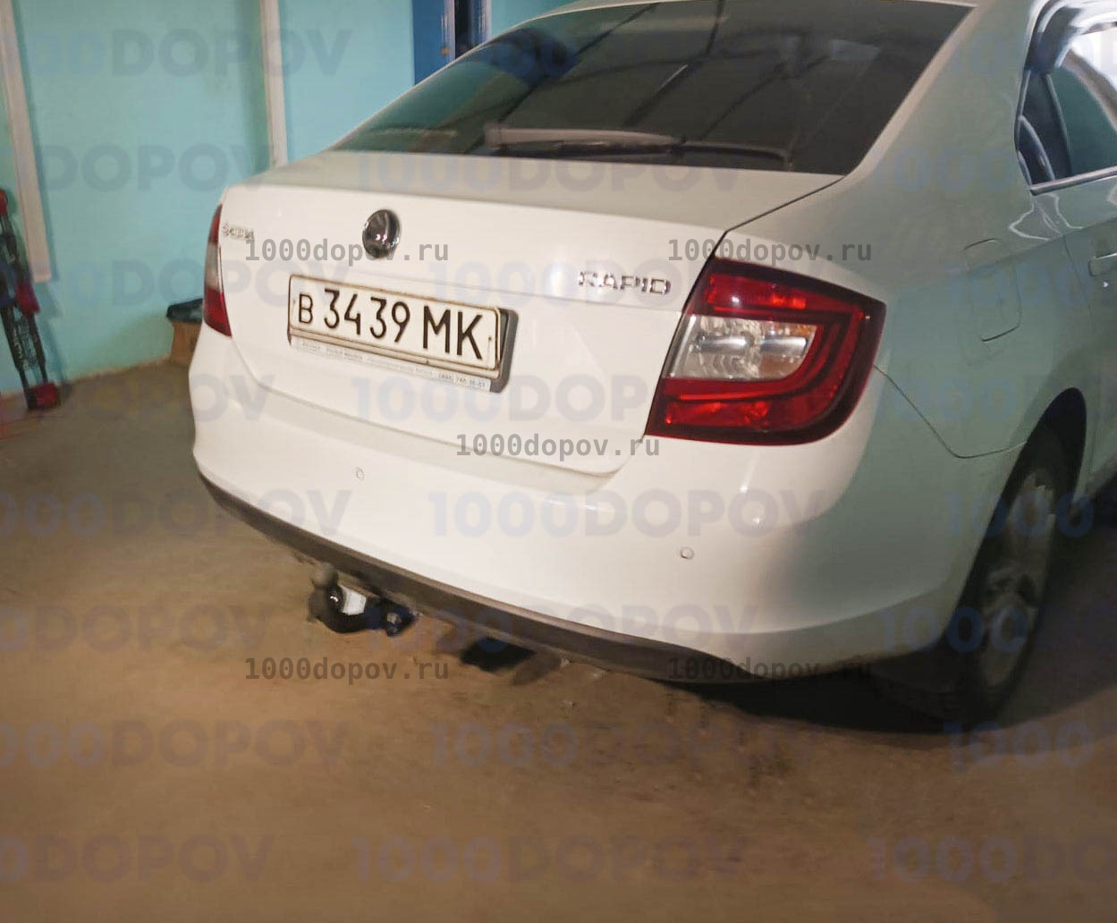 Фаркоп Avtos SK 11 Skoda Rapid 2014-н.в. — рисунок 2