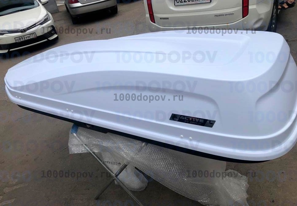 Автобокс ПТ Групп ACTIVE L (650 л.) двусторонний белый — рисунок 9