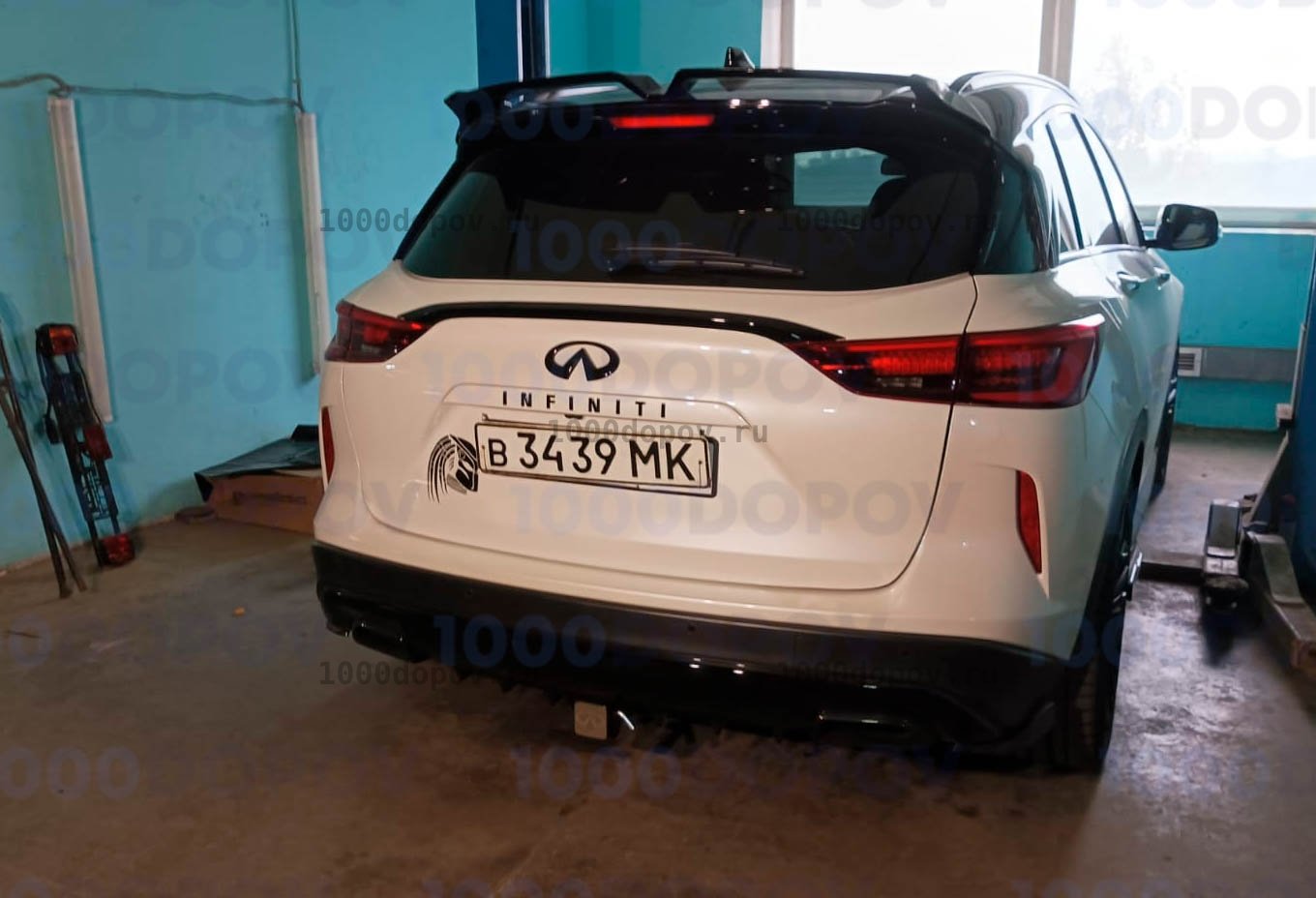 Фаркоп Motodor 98003-E Infiniti QX50 2018 - н.в (хром. Шар) — рисунок 8