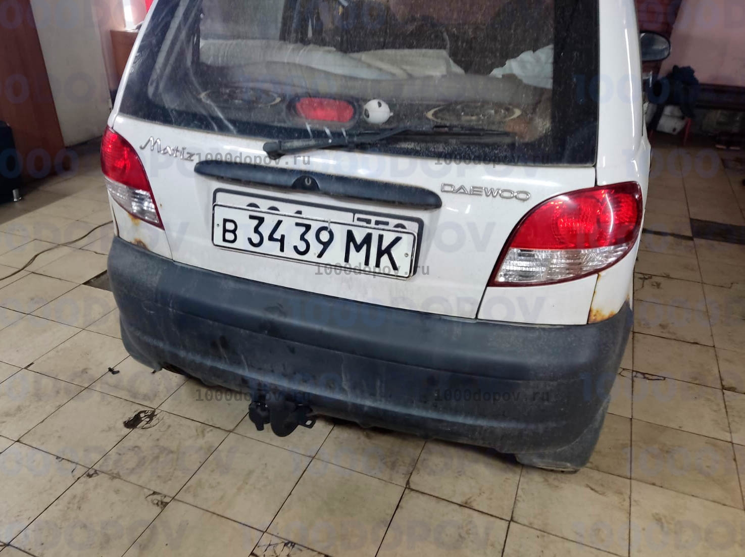 Фаркоп Avtos DW 04 Daewoo Matiz 2002-2015 — рисунок 2