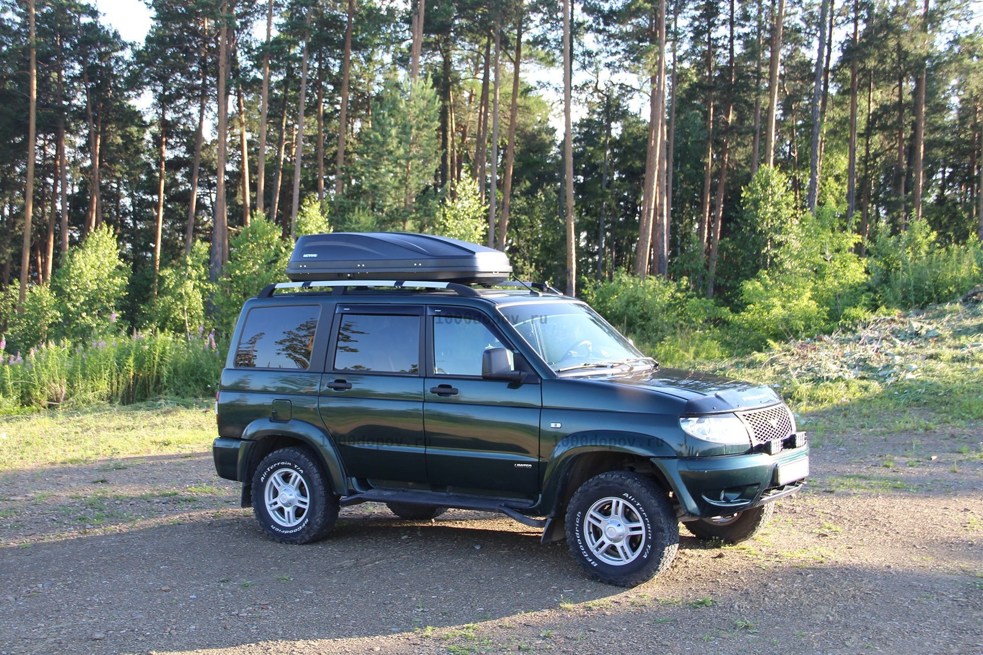 Автобокс ПТ Групп ACTIVE М (450 л.) двухсторонний черный — рисунок 27