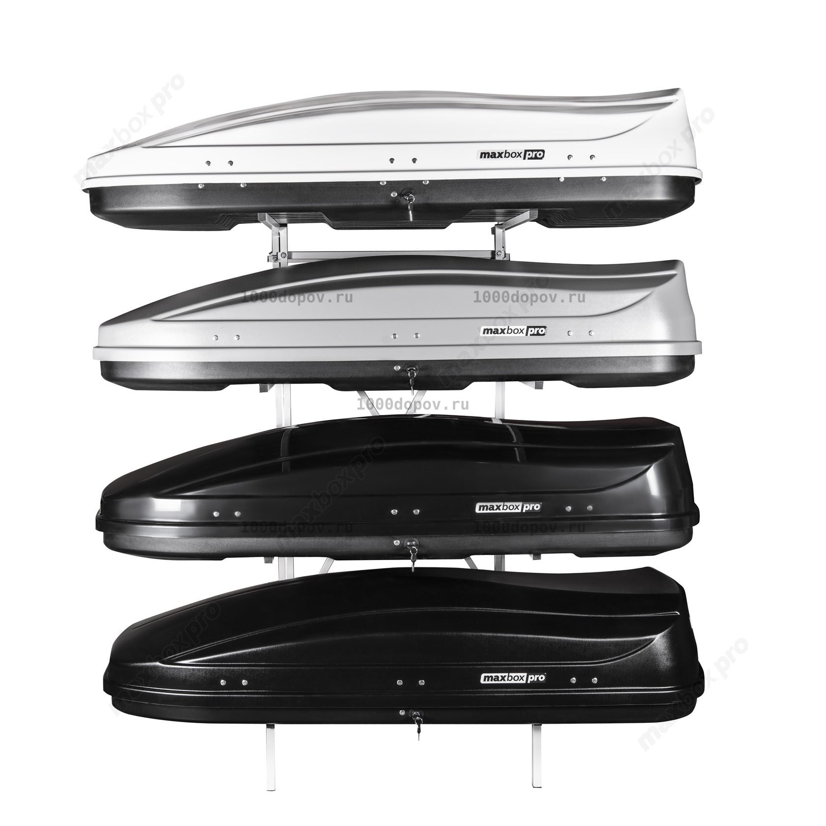 Автобокс MaxBox PRO 520 (большой) черный глянцевый — рисунок 23