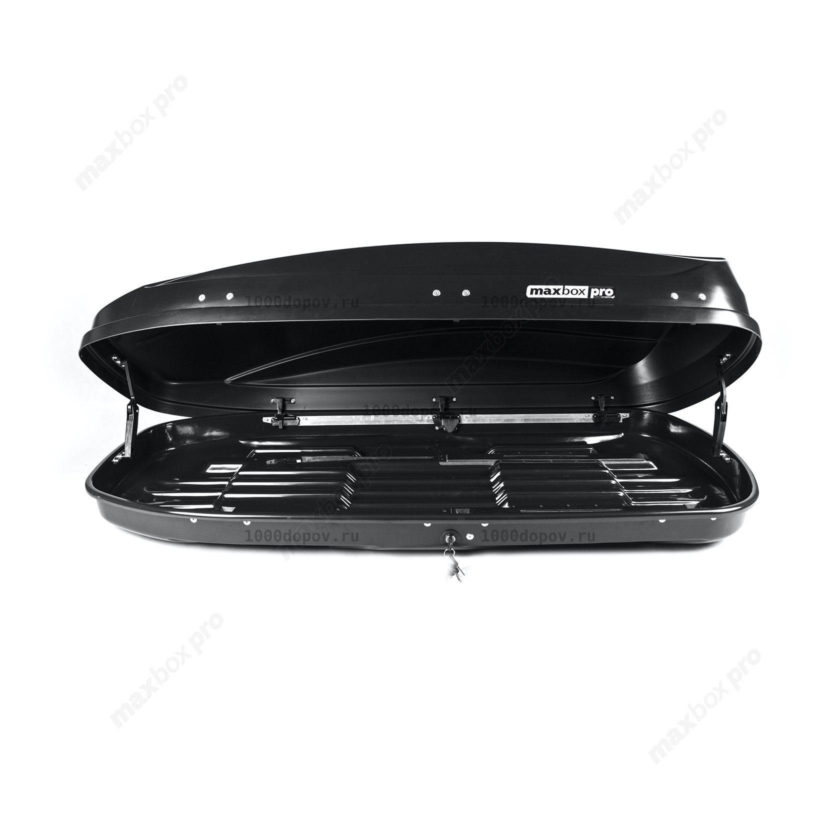 Автобокс MaxBox PRO 460 (средний) карбон черный — рисунок 19