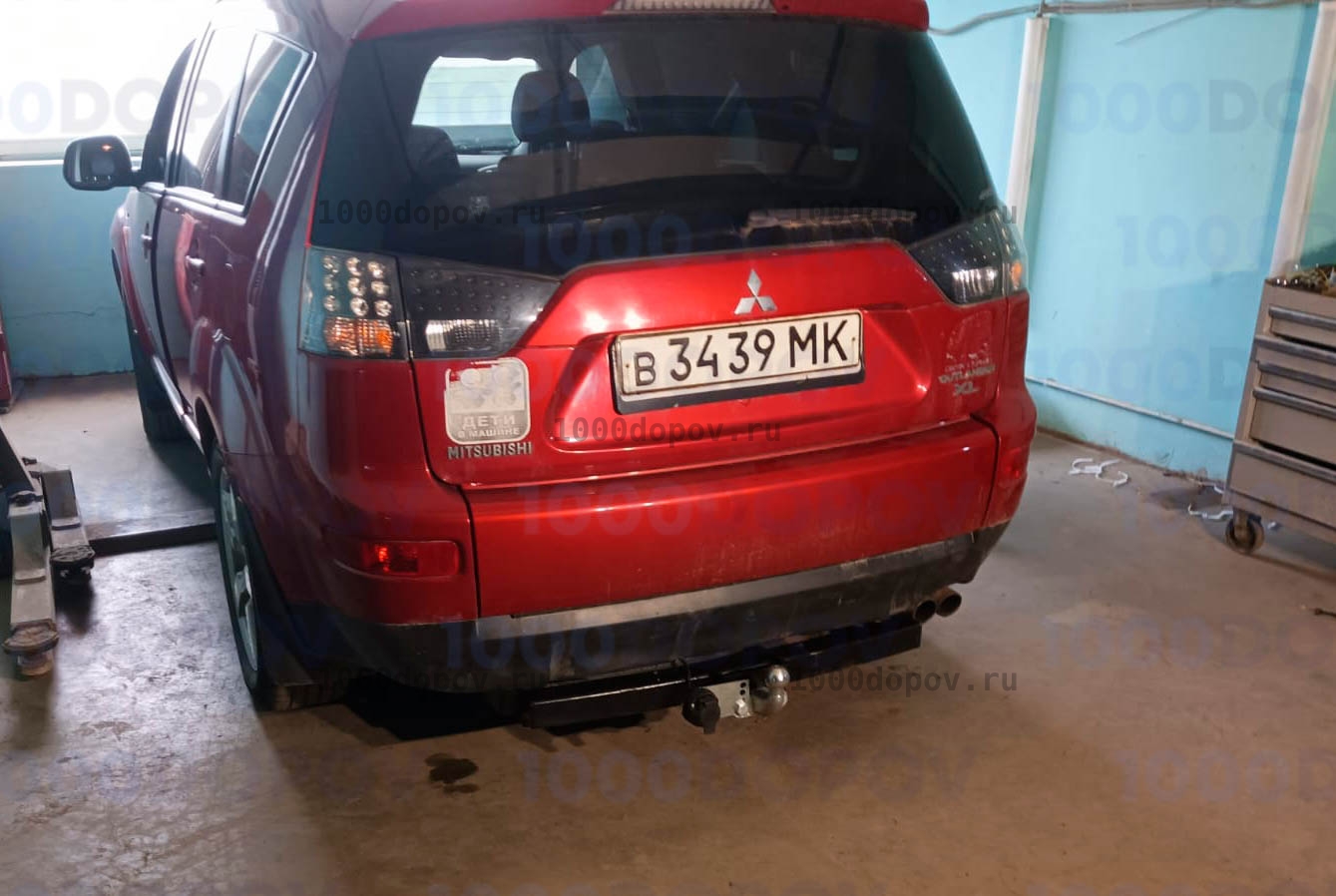 Фаркоп Leader Plus M105-F Mitsubishi Outlander XL (CW0) 2007-н.в.(крм.3 ряда) — рисунок 2