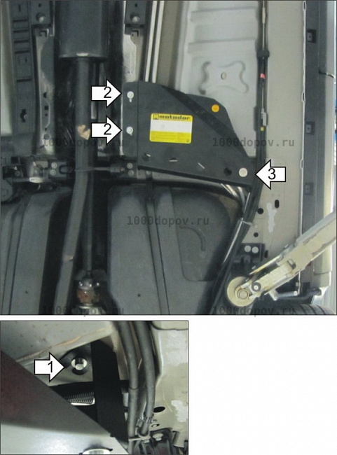 Защита Motodor 00751 Ford Explorer 2010-2019 (Трубки кондиционера) — рисунок 4