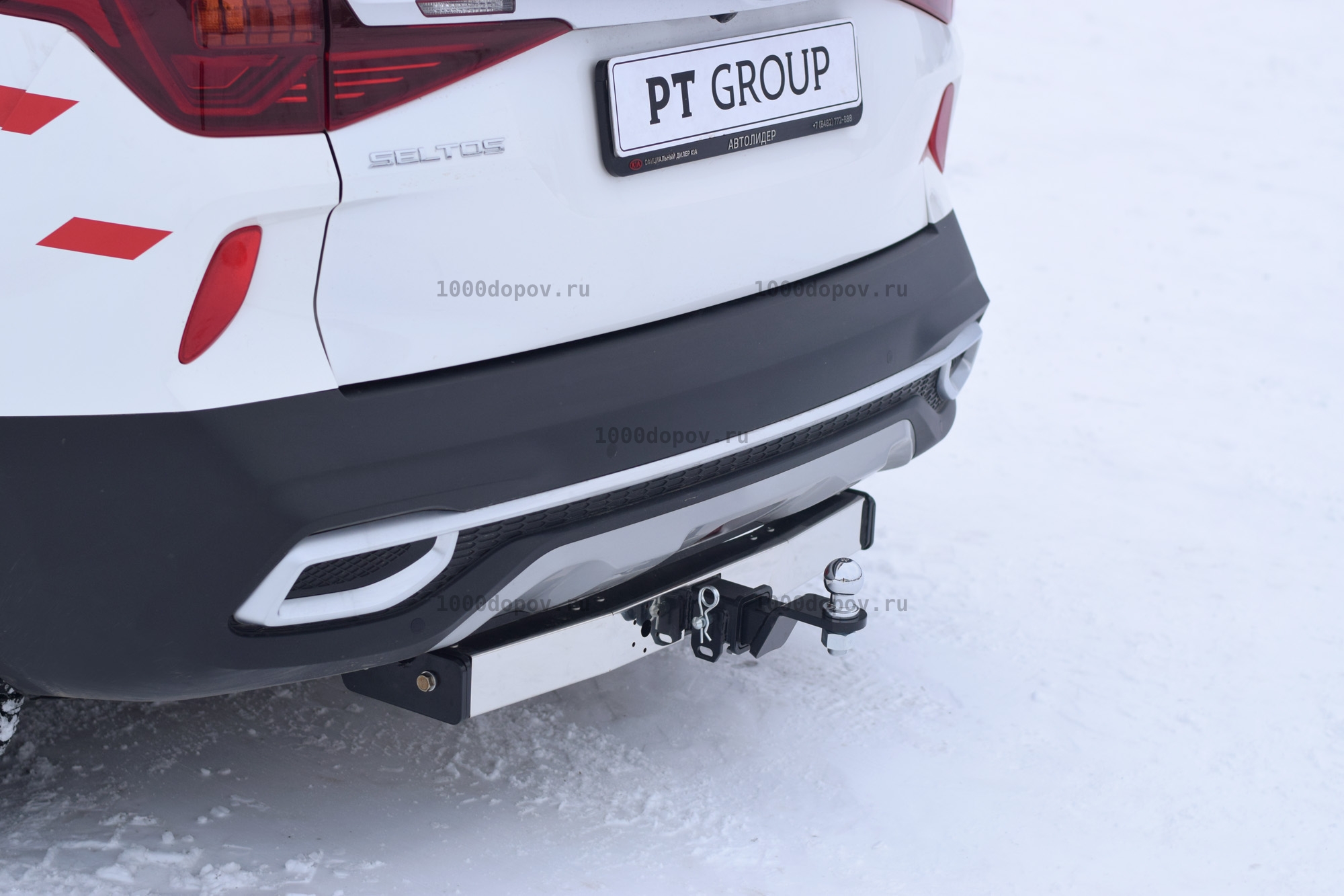 Фаркоп PT GROUP  KST-20-991124.00 для Kia Seltos 2020-2022. (нерж. накладка) — рисунок 10