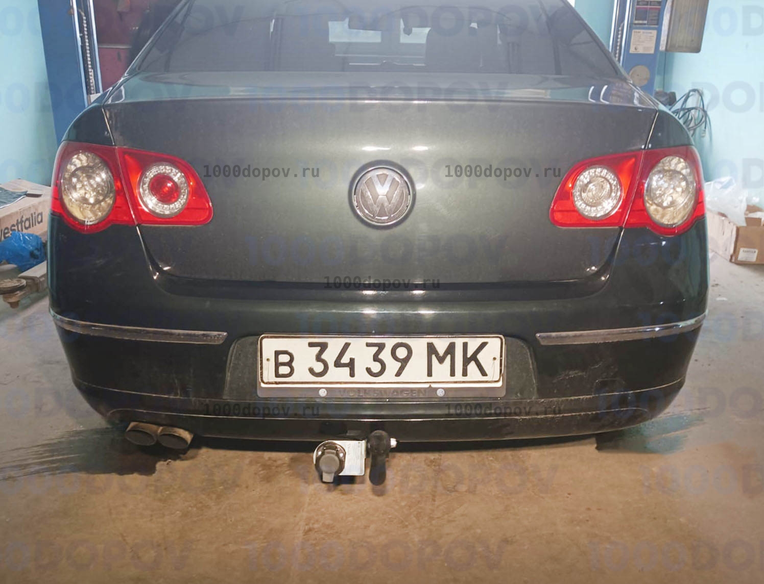 Фаркоп Avtos VW 24 Volkswagen Passat B6 (сед., унив.) 2005-10/2010 — рисунок 11