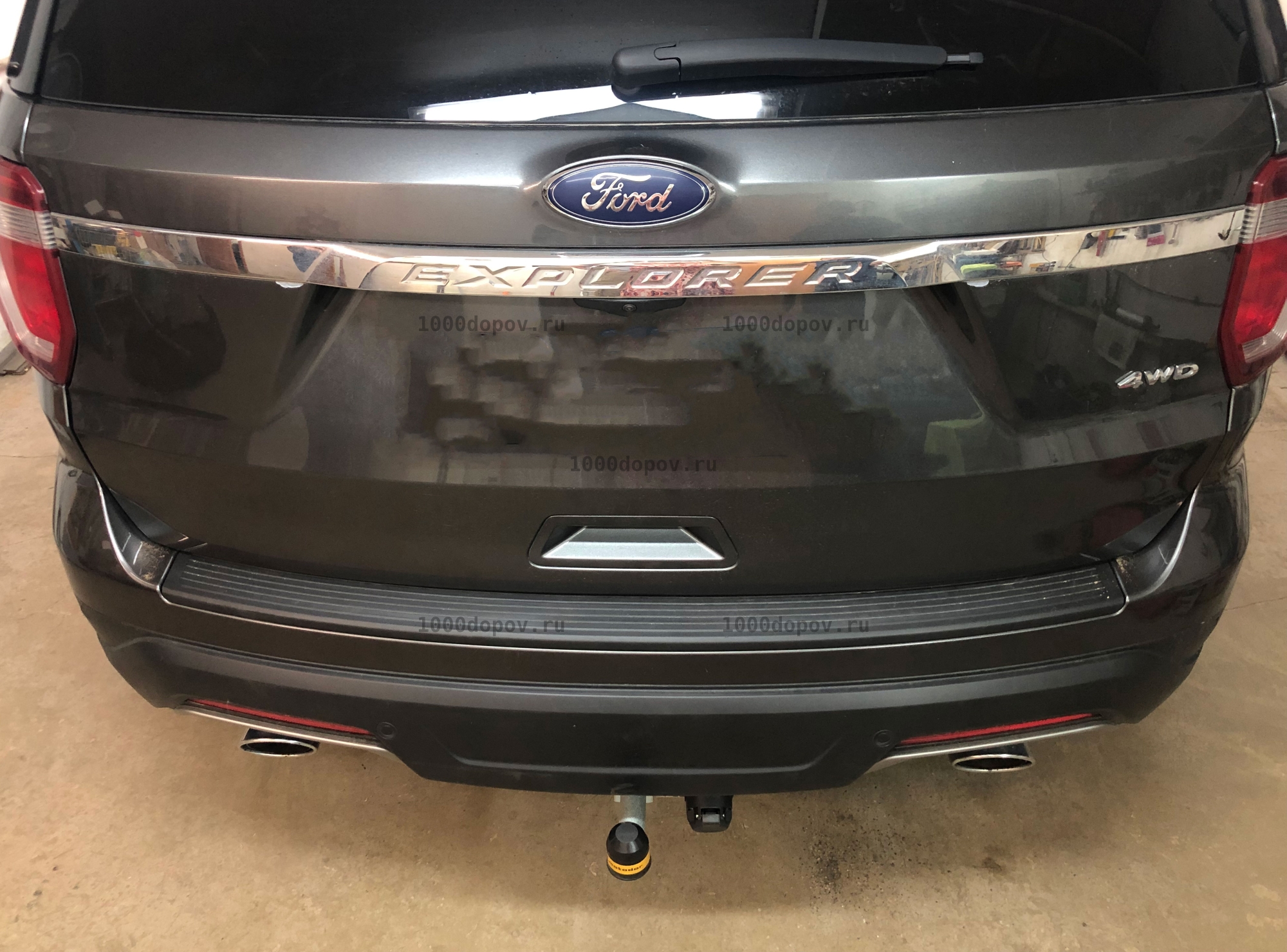 Фаркоп Motodor 90704-A Ford Explorer 2010-2019, Explorer Sport 2012-2019 (оцинк. шар) — рисунок 9