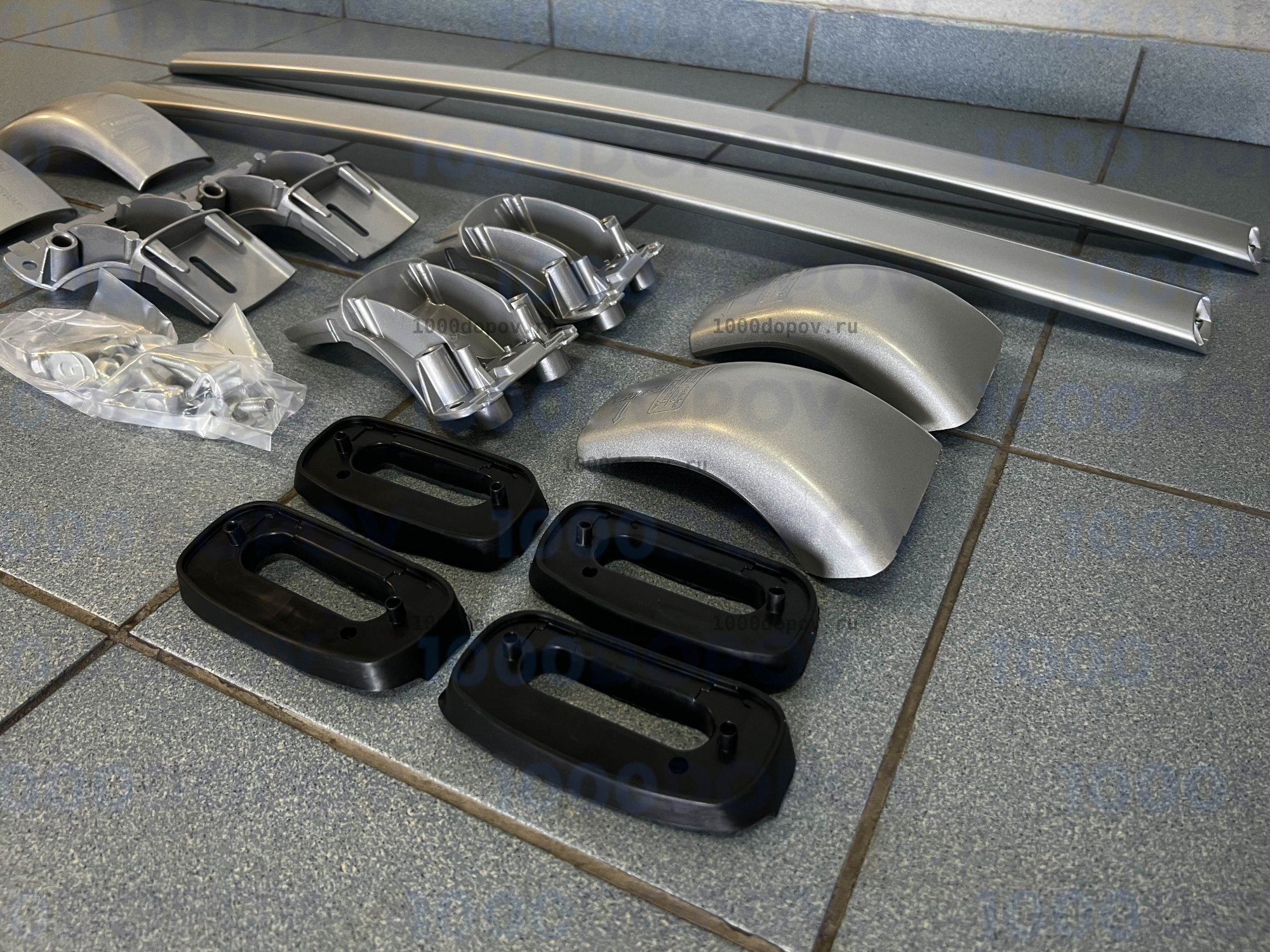 Багажник на рейлинги Toyota Highlander (XU50) 2013-2020 штатный — рисунок 11
