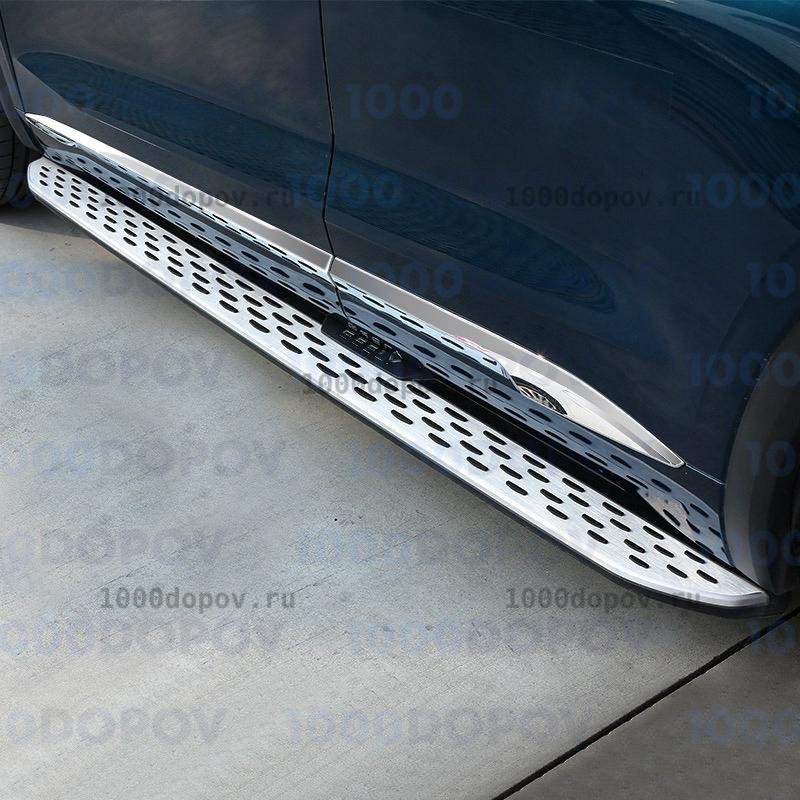 Пороги подножки на Geely Monjaro 2022-н.в. (в стиле BMW) — рисунок 10