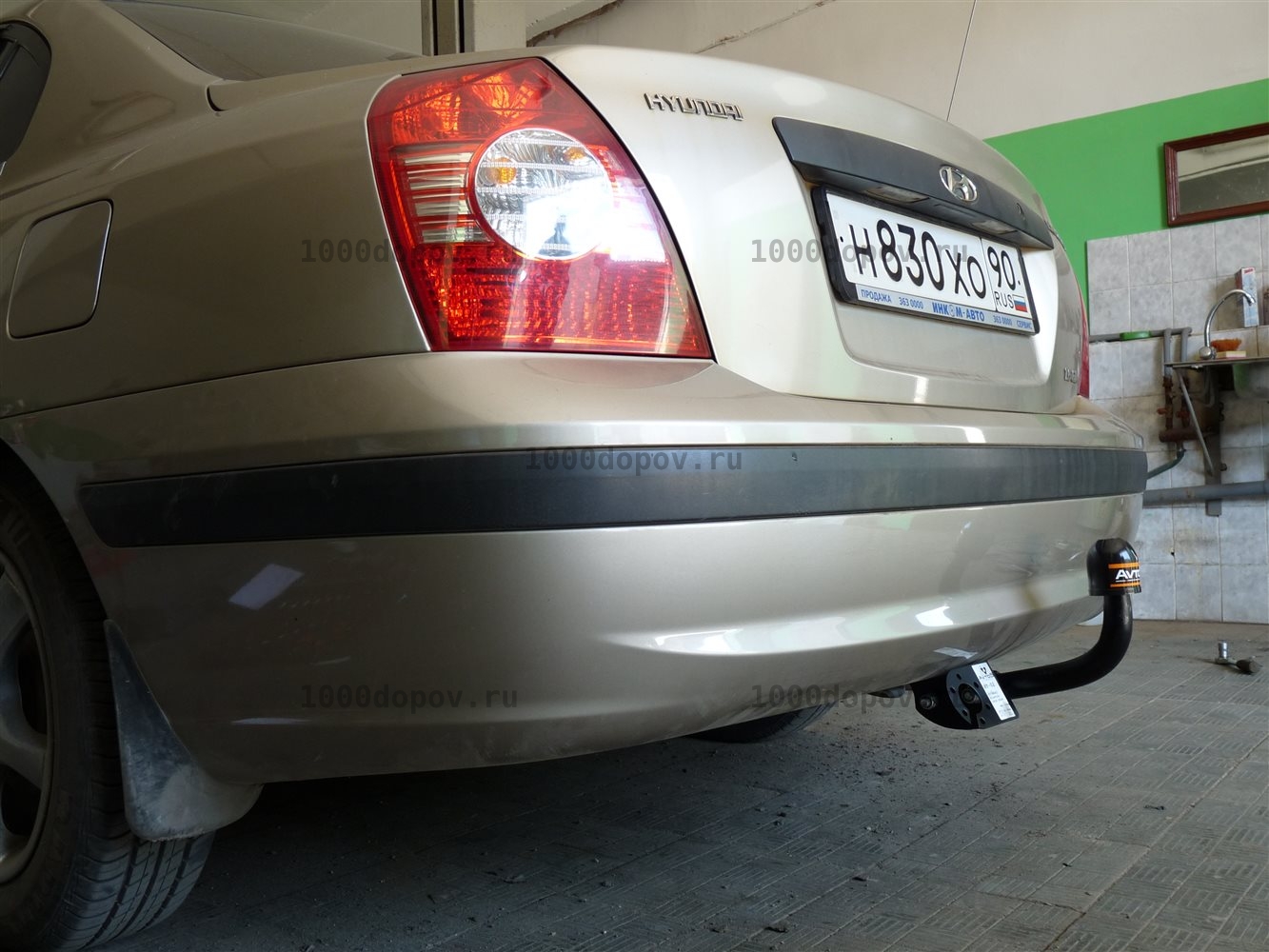 Фаркоп Avtos HY 20 Hyundai Elantra 2007-2010 — рисунок 1