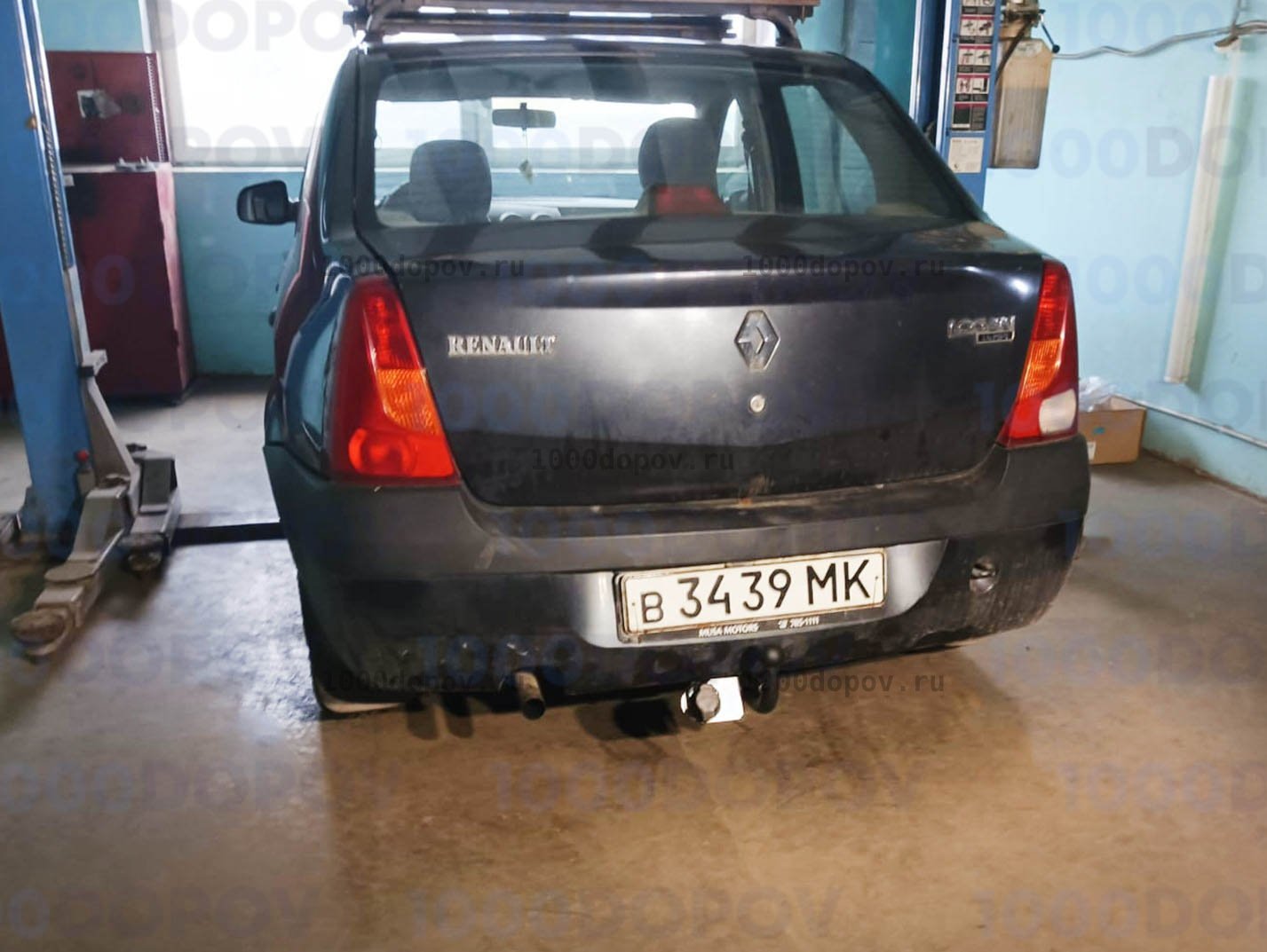 Фаркоп Avtos RN 15 Renault Logan 1 2004-2014 — рисунок 8