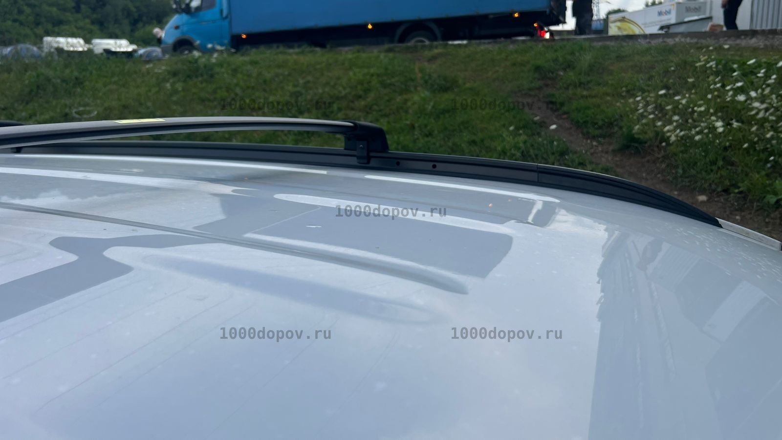 Багажник на рейлинги Hyundai Santa Fe 2015-2018 штатный (в т.ч GRAND) — рисунок 9