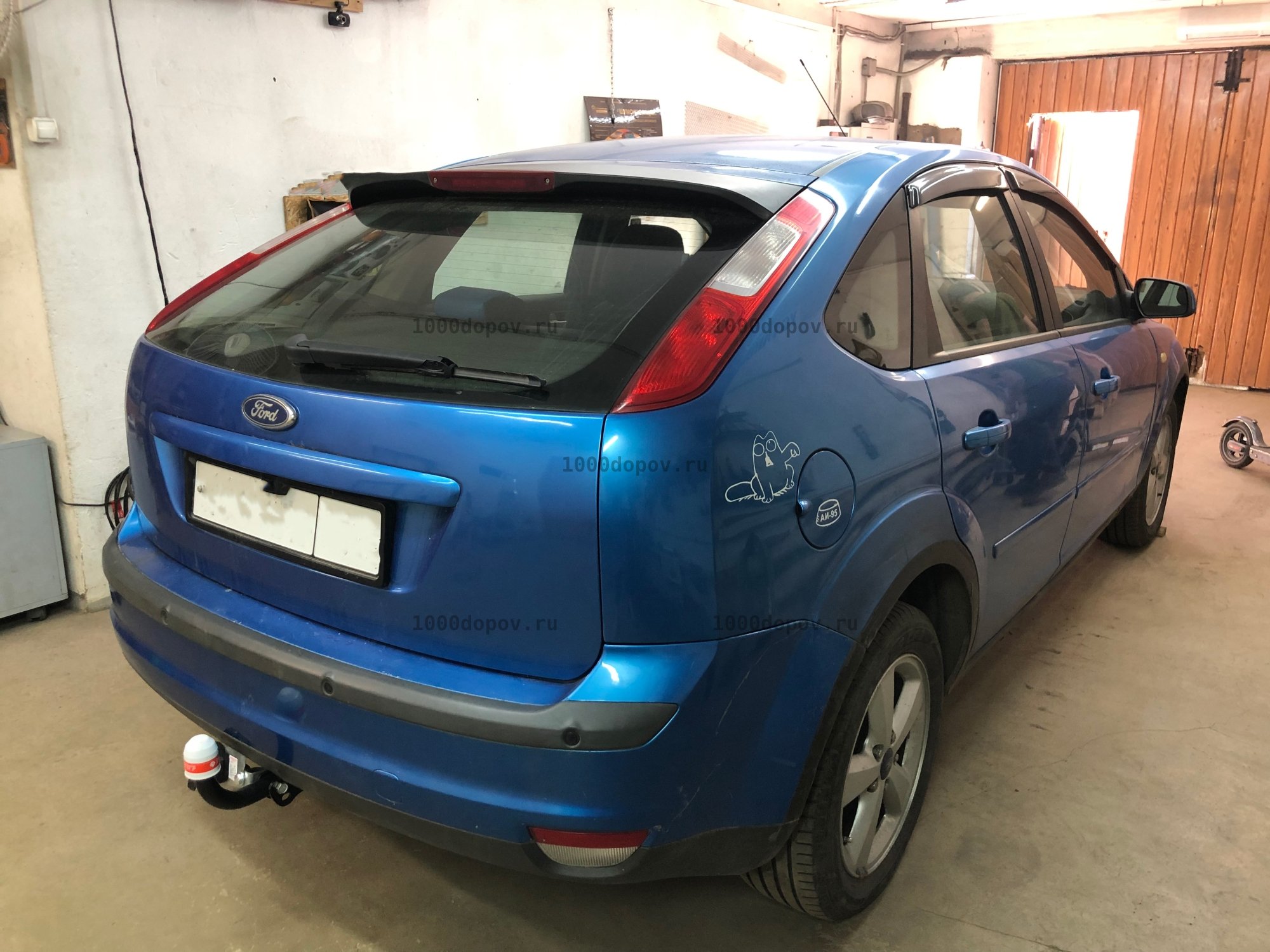 Фаркоп Трейлер 6011 Ford Foсus 2 hb 2004-2011 — рисунок 15