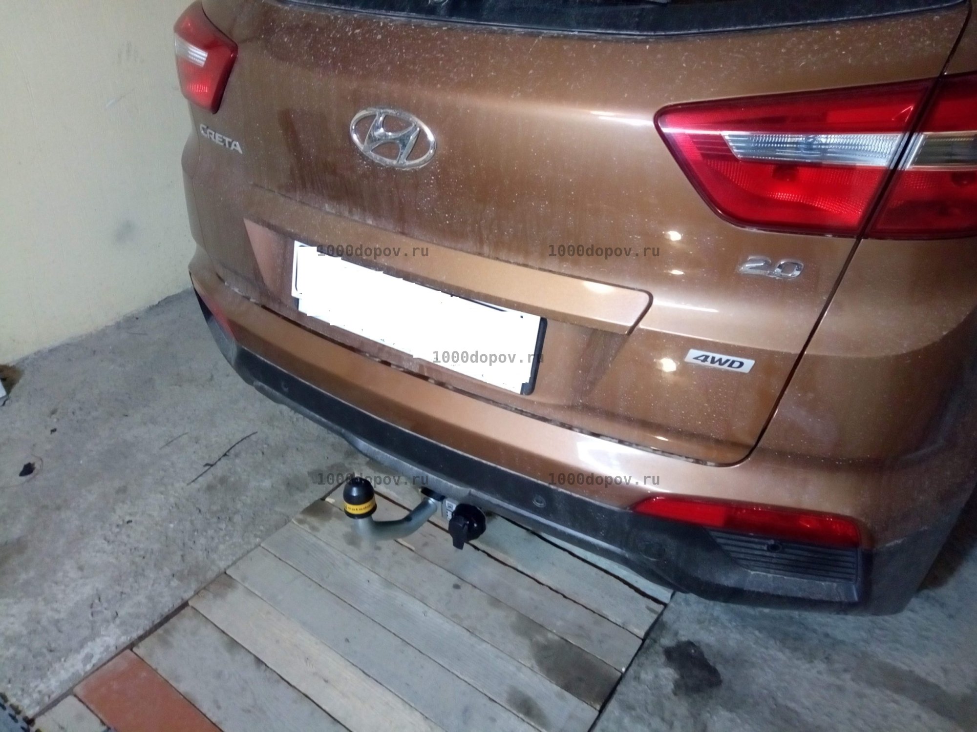 Фаркоп Motodor 90906-A Hyundai Creta 2016-н.в. (оцинк. шар) — рисунок 2