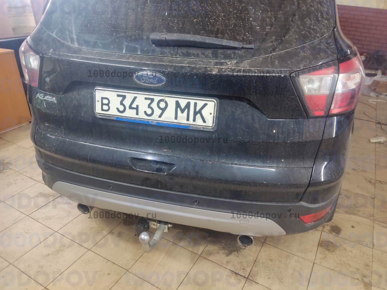 Фаркоп Motodor 90702-A Ford Kuga 2013-н.в. (кроме "свободные руки") (оцинк. шар) — рисунок 2