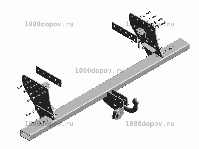 Фаркоп Трейлер 7110 Mitsubishi L200 2007-2013 — рисунок 5