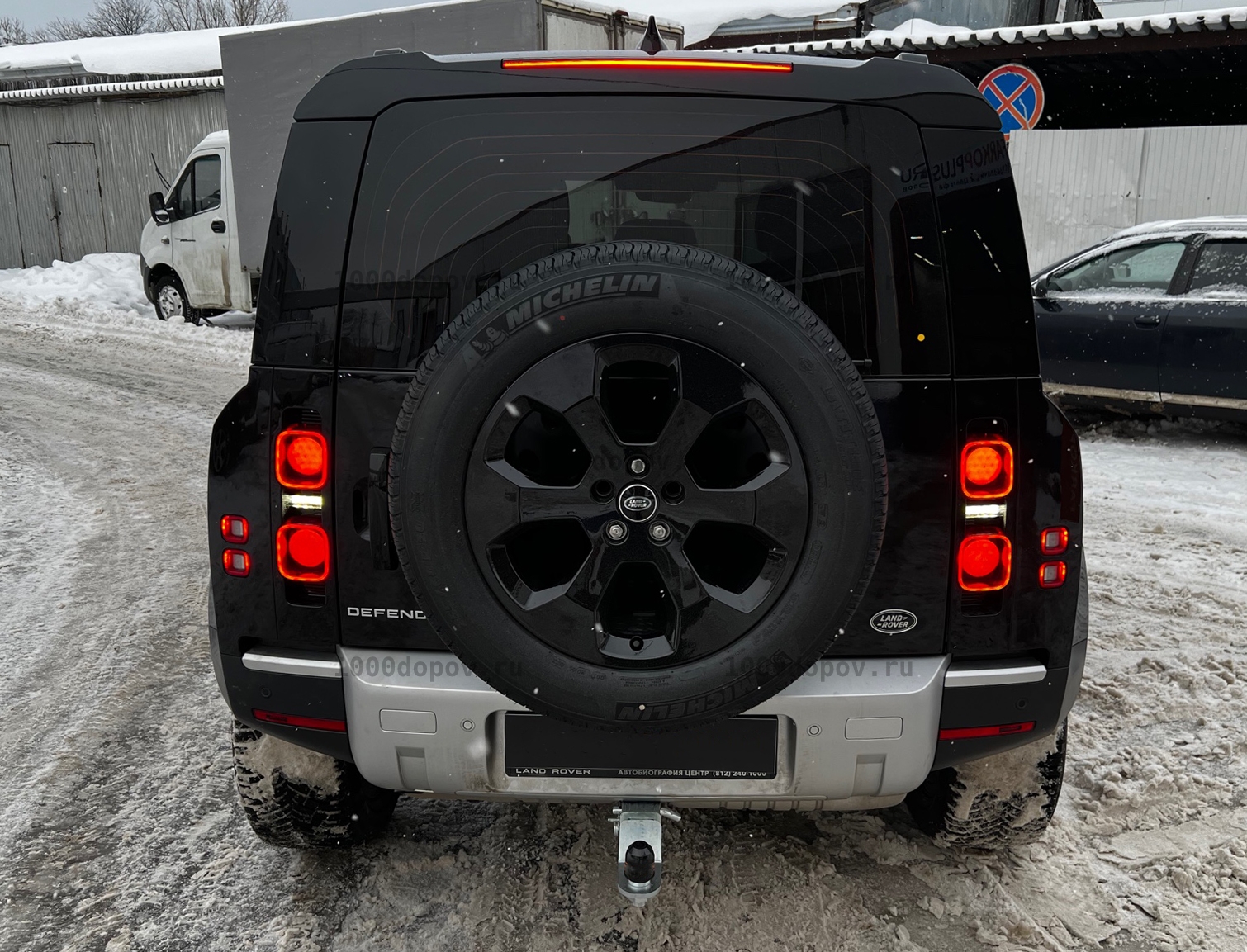 Фаркоп Motodor 93202-E Land Rover Defender 2020-н.в. полностью оцинк. (хром. шар) — рисунок 3