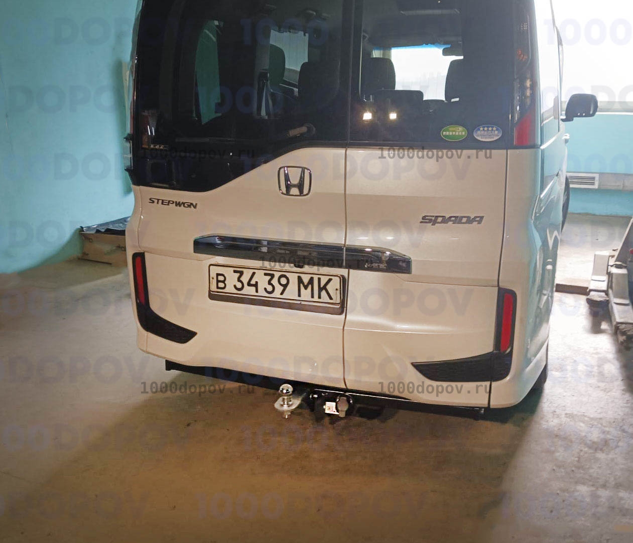 Фаркоп Motodor 90803-E Honda Stepwgn 2015-н.в. (с оцинк. шаром) — рисунок 1