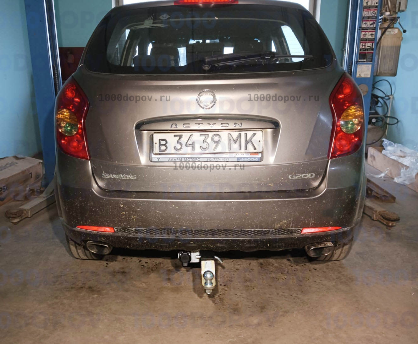 Фаркоп Avtos SY 014B SsangYong New Actyon 2011-н.в. — рисунок 4