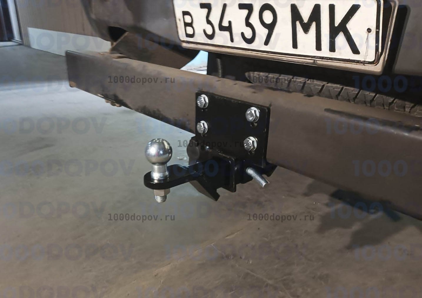 Фаркоп Leader Plus T114-E Toyota Hilux Double Cab (4WD) (N2) 2008-н.в. — рисунок 10
