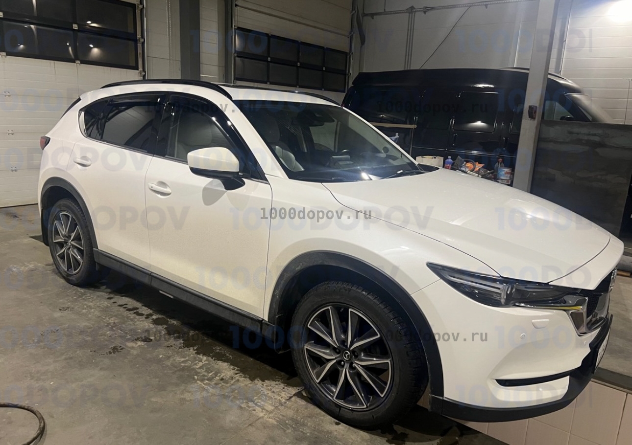 Рейлинги Mazda CX-5 2017-н.в. черные (кроме китайской версии) — рисунок 11