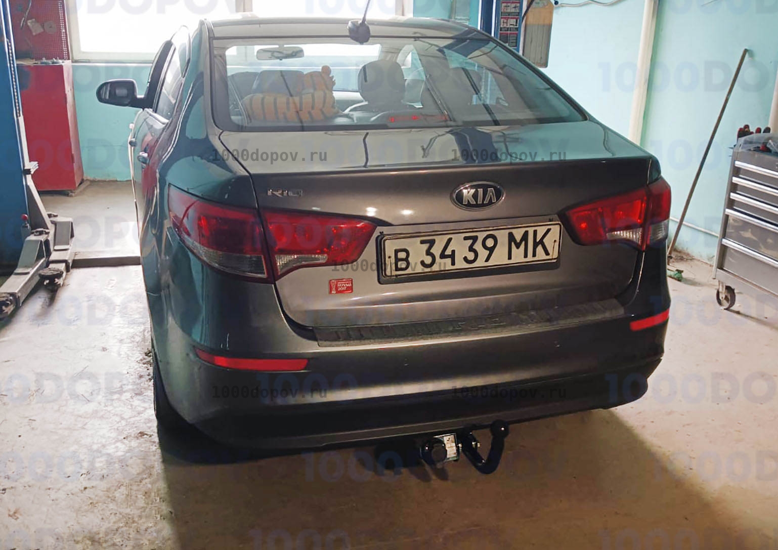 Фаркоп Leader Plus H219-A Kia Rio 3 седан, hb 2011-2017 — рисунок 2