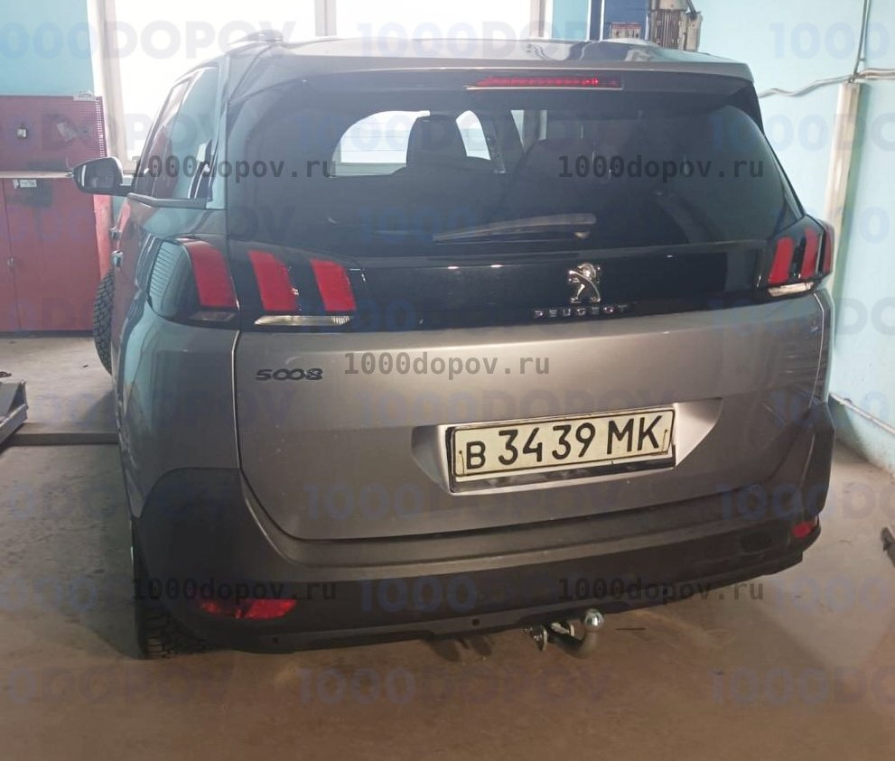 Фаркоп Galia P047A на Peugeot 5008 2017-н.в. (оцинк.) — рисунок 1