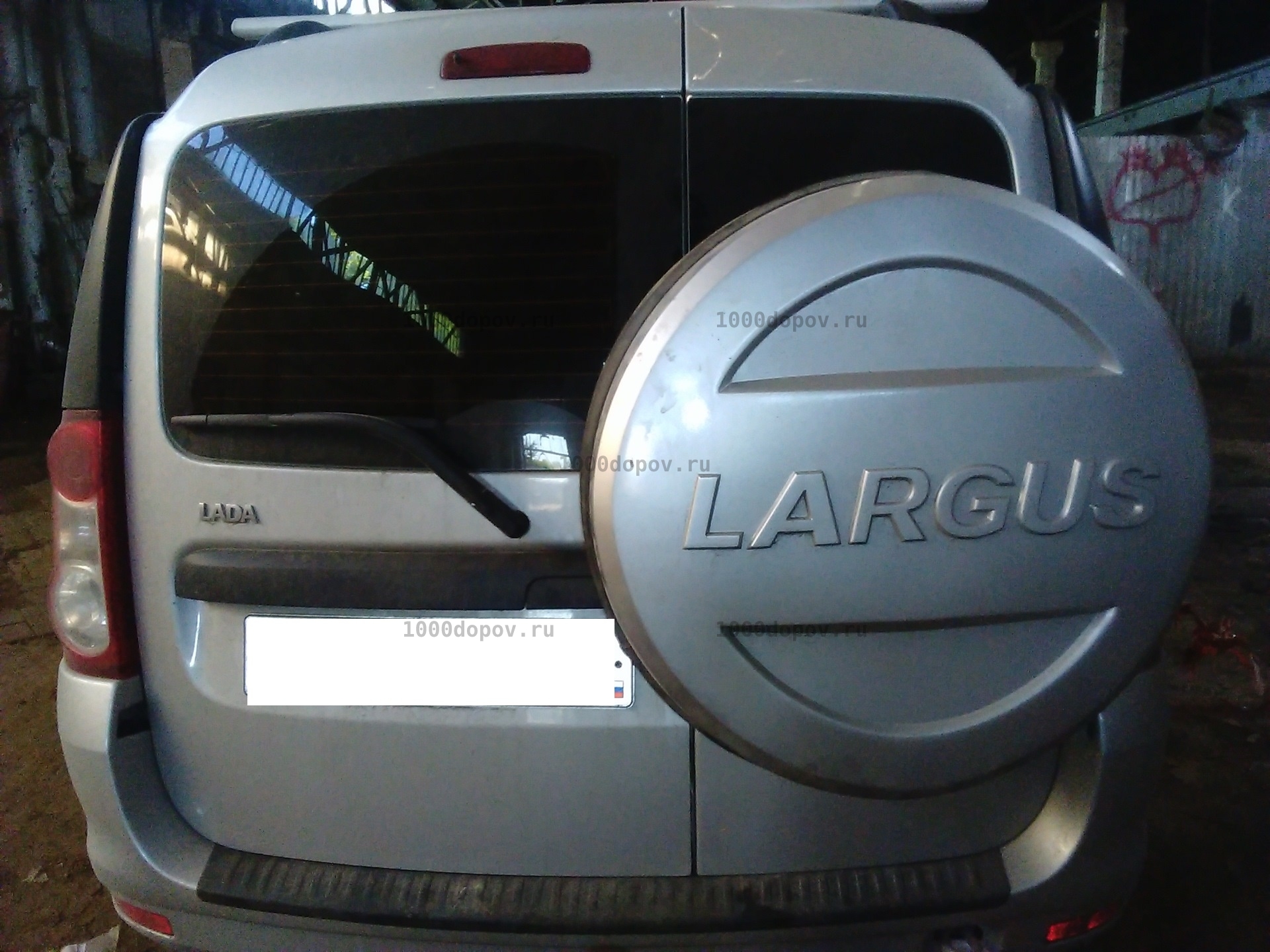 Колпак на запасное колесо ПТ Групп LADA LARGUS (Ларгус) 2012 серебристый — рисунок 1
