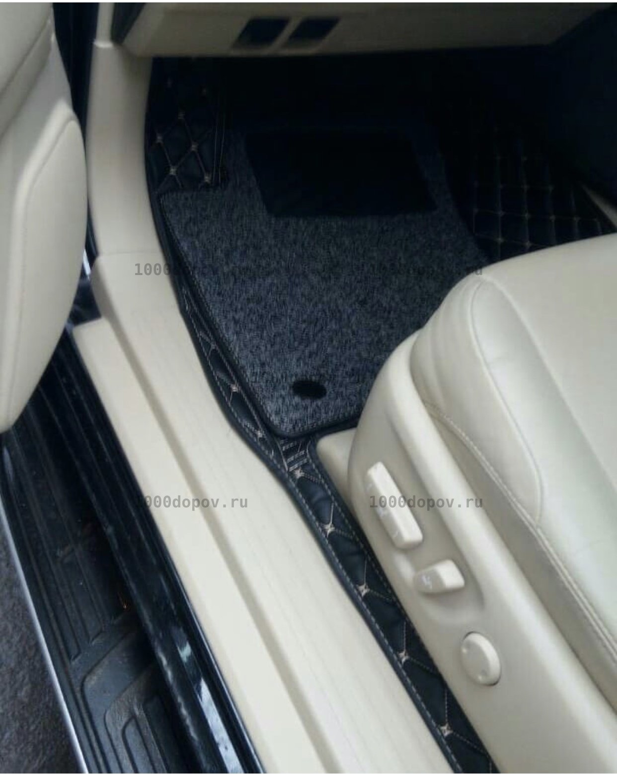 Коврики в салон эко-кожа (двойные)  LAND CRUISER PRADO 150  2009-н.в. — рисунок 5