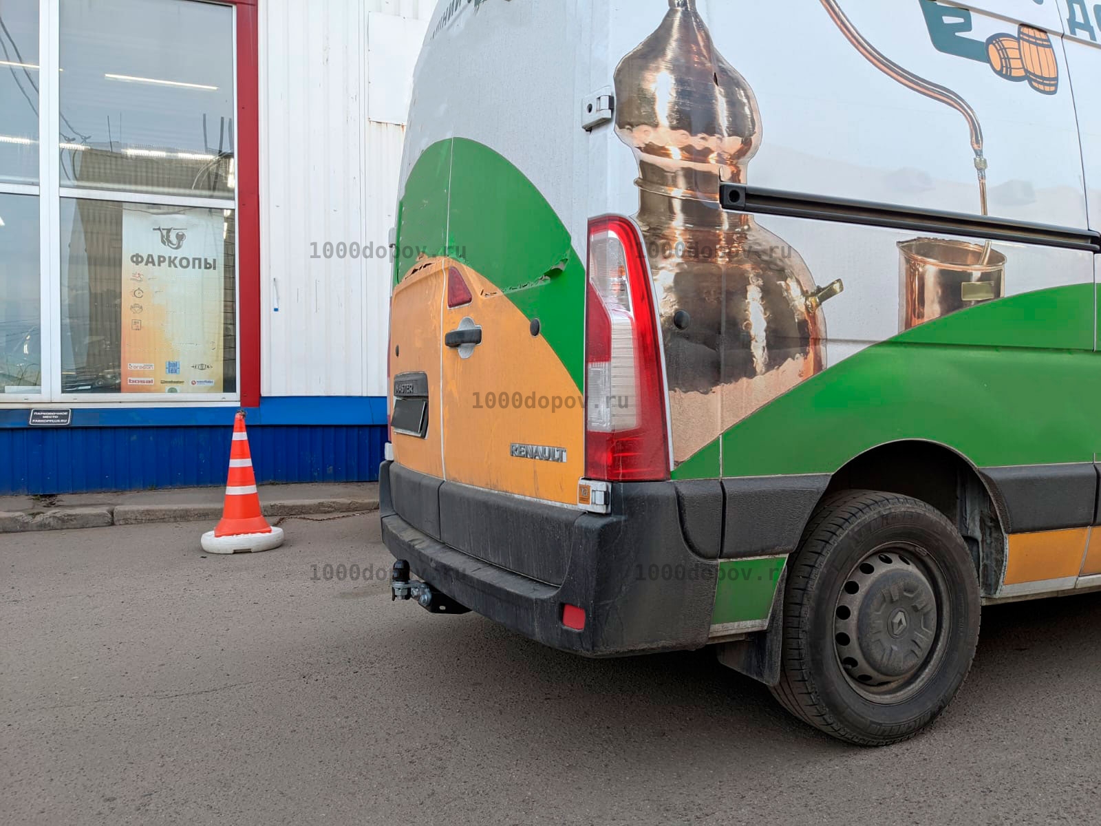 Фаркоп Motodor 91716-FE Renault Master 2010-н.в. (хром. Шар) — рисунок 1