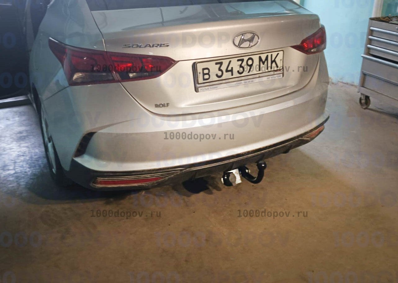 Фаркоп Leader Plus H228-A Hyundai Solaris 2 2017-н.в. — рисунок 2
