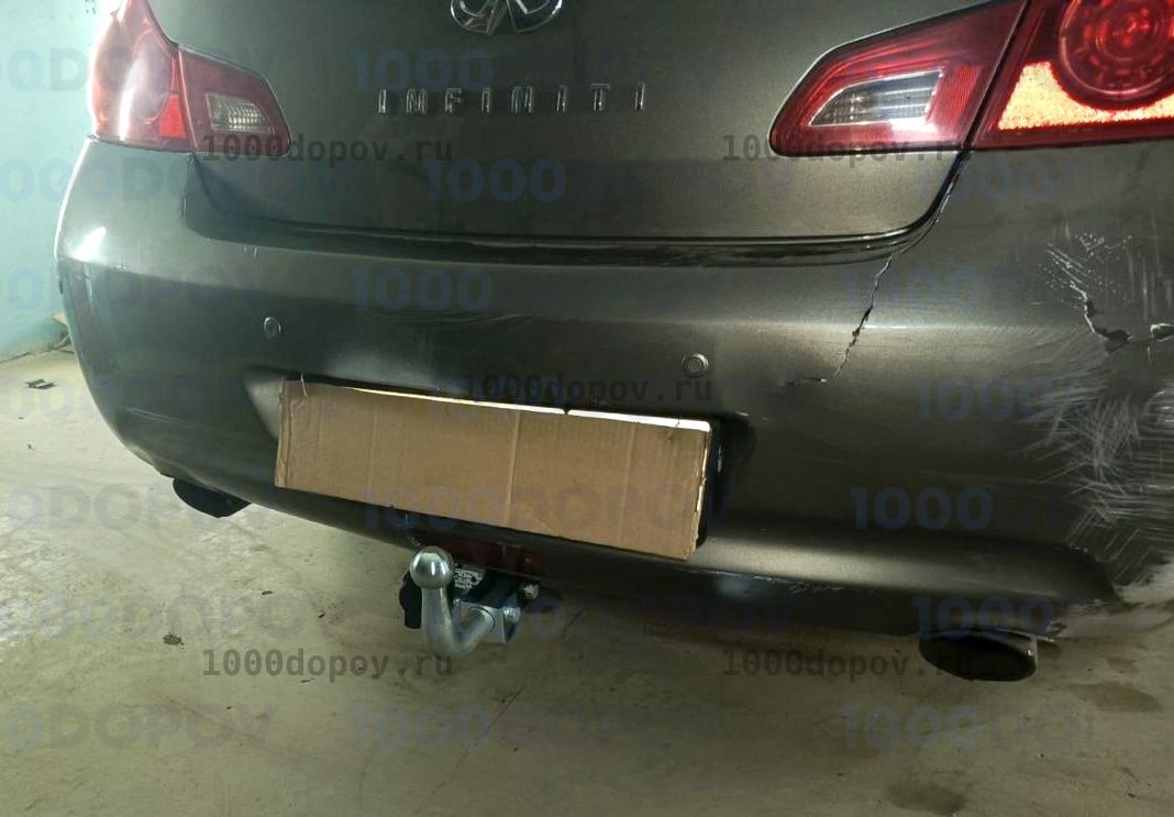 Фаркоп Motodor 98001-A Infiniti G25/35/37 2006-2014 (оцинк. Шар) — рисунок 8