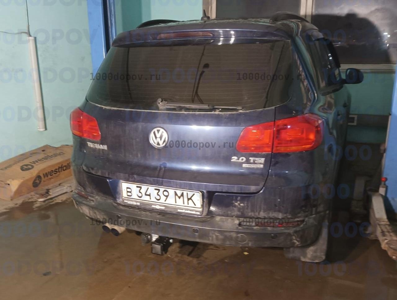 Фаркоп Leader Plus V123-E Volkswagen Tiguan (5N1) 2007-2011  (5N2) 2011-2016 — рисунок 20