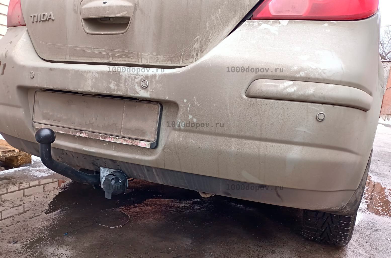 Фаркоп Avtos NS 23 Nissan Tiida (седан, hb) 2007-н.в. — рисунок 13