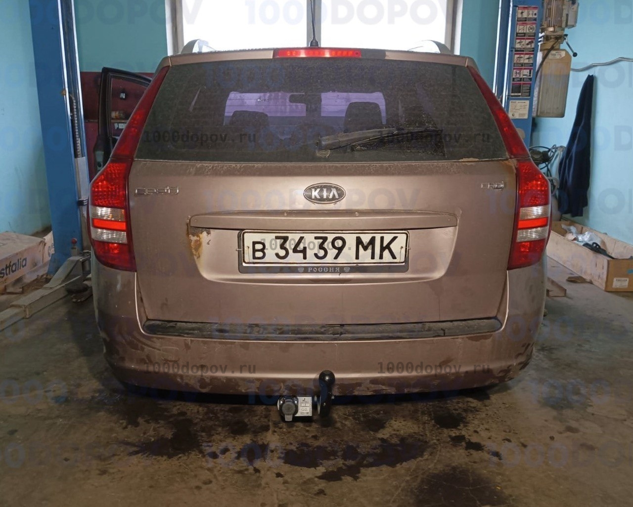 Фаркоп Leader Plus K106-A Kia Ceed (универсал) 2007-2013 — рисунок 3