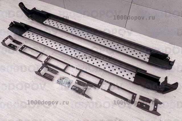 Пороги подножки на Honda CR-V 3 2006-2012 — рисунок 5