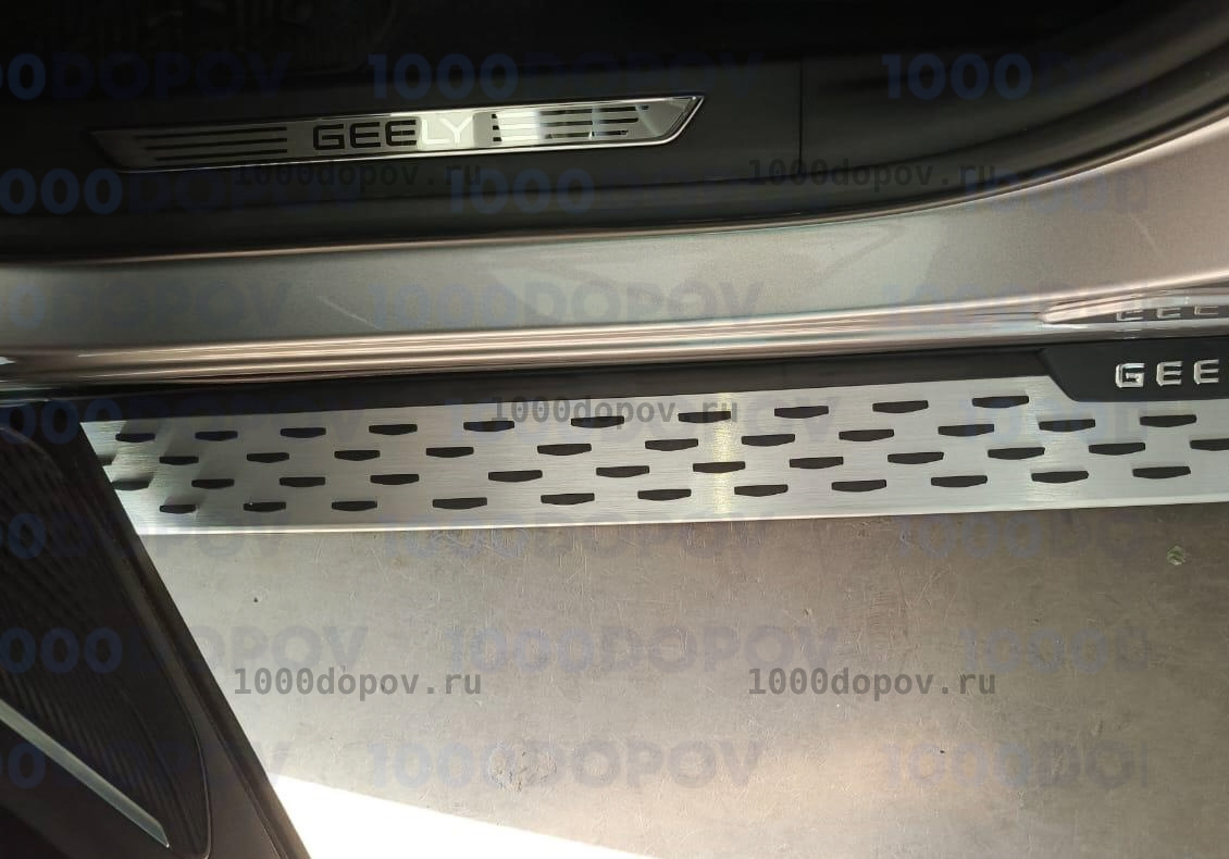 Пороги подножки на Geely Monjaro 2022-н.в. (в стиле BMW) — рисунок 28