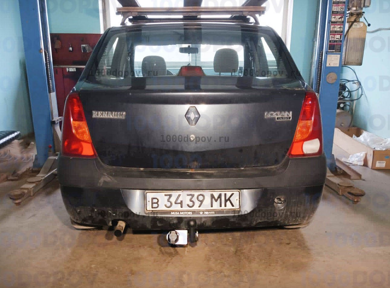 Фаркоп Avtos RN 15 Renault Logan 1 2004-2014 — рисунок 7