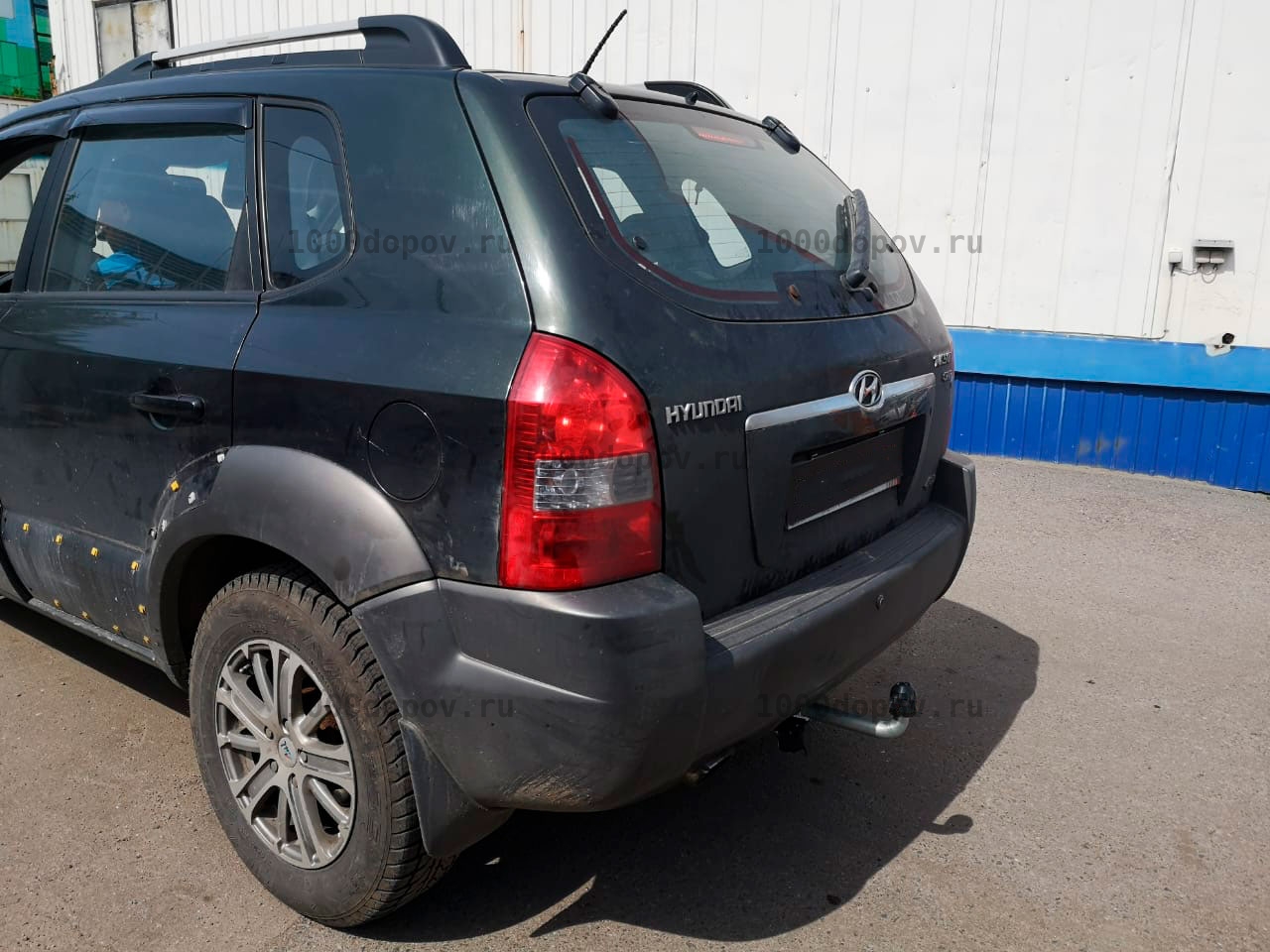 Фаркоп Motodor 90901-A KIA Sportage, Hyundai Tucson 2004-2010 (оцинк. шар) — рисунок 1
