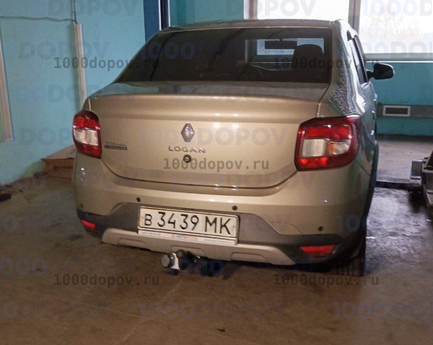Фаркоп Avtos RN 10 Renault Logan Stepway 2018-н.в. — рисунок 3