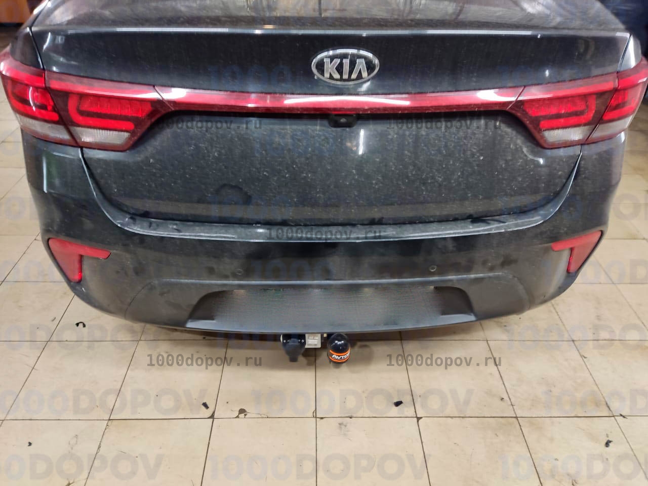 Фаркоп Leader Plus H228-A Kia Rio 4 2017-н.в. (только без среднего ПТФ) — рисунок 2