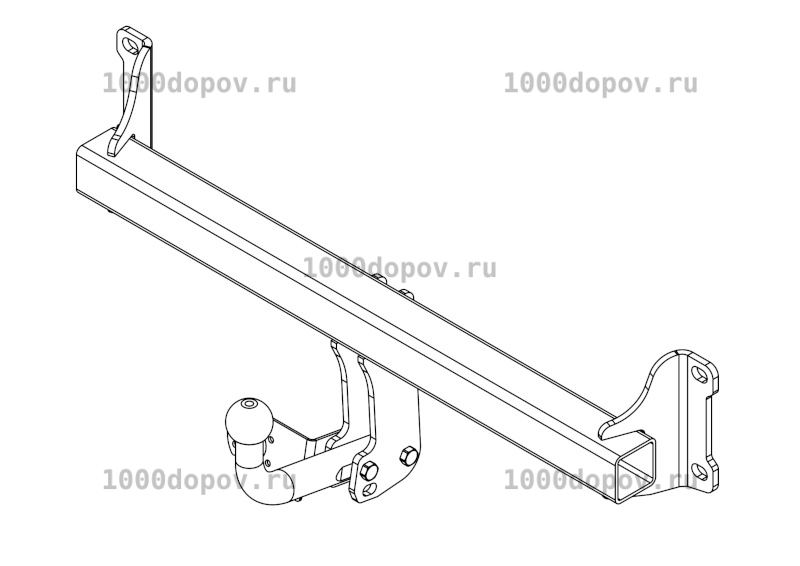 Фаркоп Avtos BM 03 BMW X4 (F26) 2014 - 2018 (кроме моделей с М-спорт) — рисунок 7
